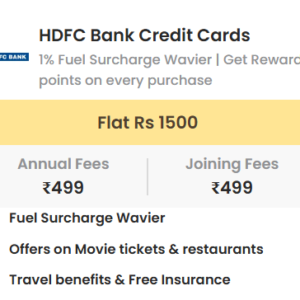 HDFC Bank Credit Cards